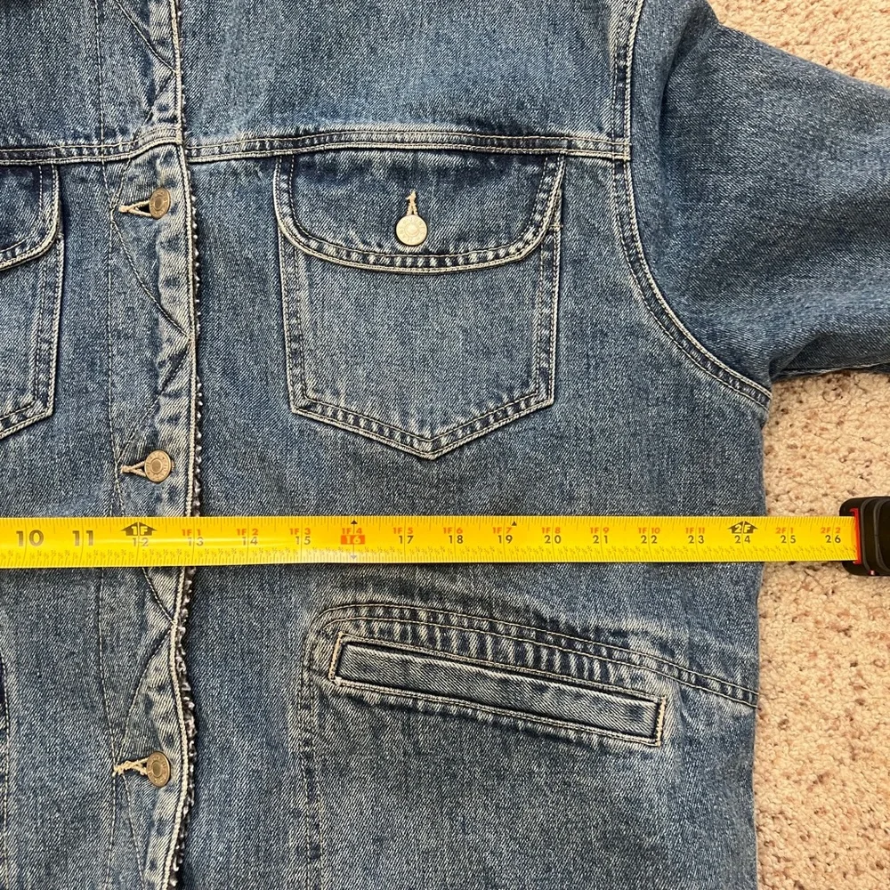 Vintage Jones Jeans Heavyweight Denim‎ Blue Jacket Men’s S Sherpa Lined Medium